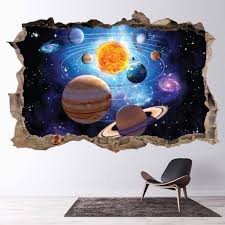 Solar System Planets 3d Hole In The