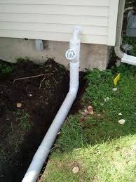 Sump Pump Discharge Line Buried In