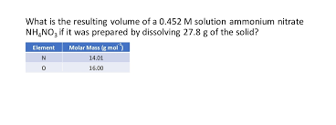 What Is The Resulting Volume Of A 0 452