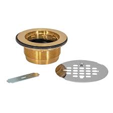 Brass Ips No Caulk Shower Drain 15306