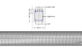 quantity of steel in beams columns