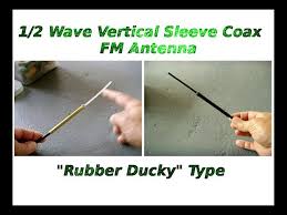 Fm Vertical Sleeve Coax Antenna