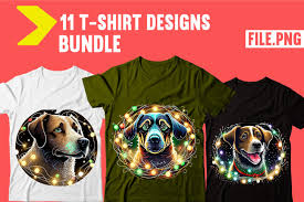 Dog Lights T Shirt Bundle 21