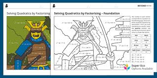 Solving Quadratic Equations By