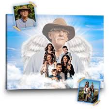 Add Deceased Loved One With Angel Wings