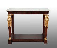 Antique French Empire Console Table In