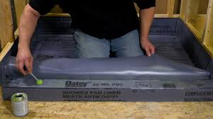 How To Install A Shower Pan Liner