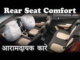 Best Rear Seat Comfort Cars In India