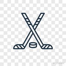 Hockey Vector Icon Isolated On