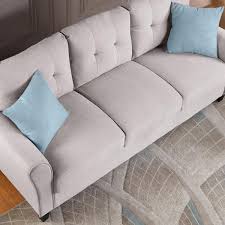 Linen Upholstered Couch Furniture