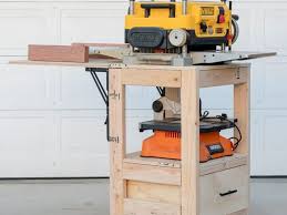 Diy Planer Stand With Storage And