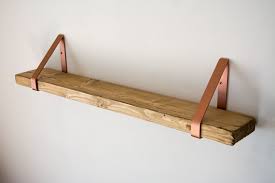 Rustic Chunky Solid Wooden Wall Shelf