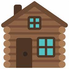 Cabin Real Estate Log Wooden Icon