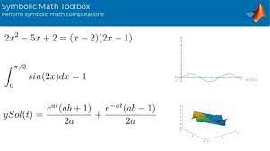 Symbolic Math Toolbox Matlab