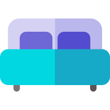 Bed Basic Rounded Flat Icon