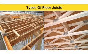 floor joist types spacings standard