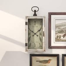Og Wall Clock With Hinged Door