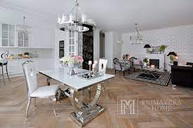 Glamour Dining Table Base Stainless