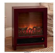 Electric Fireplace Mahogany Heater