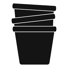 Premium Vector Flowerpots Icon Simple
