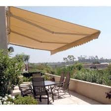 12 Ft Manual Patio Retractable Awning
