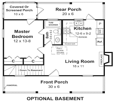1 Bedroom Cabin Plan With 600 Sq Ft