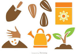 Community Garden Vector Art Icons And