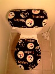 Pittsburgh Steelers Fleece Toilet Lid