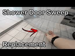 Replace A Shower Glass Door Sweep