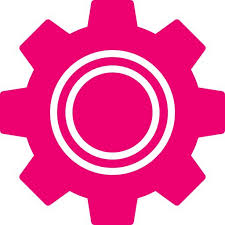 Setting Icon Png Pink Color Shape