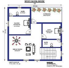 30x30 West Facing House Plan As Per