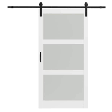 Mdf White Sliding Barn Door