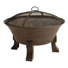 Deep Bowl Fire Pit With Cooking Grid
