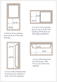 Egress Window Size Calculator Egress