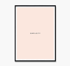 Simplicity Art Print Poster Simplicity