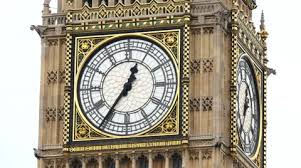 Clock Face Of Big Ben Stock Footage