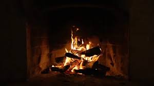 Fireplace Background Stock Footage