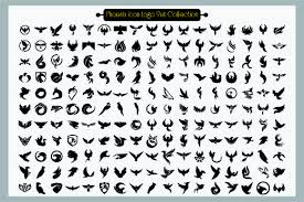 Phoenix Icon Logo Tato Set Collection