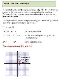 Graphing Quadratic Equations