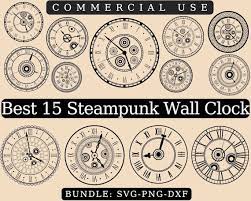 Steampunk Wall Clock Instant