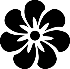 Gardenia Generic Black Fill Icon