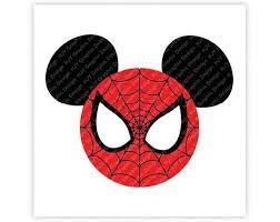 Spiderman Super Hero Mickey Mouse Head