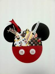 Mickey Mouse Icon Pouch With Mini Tags