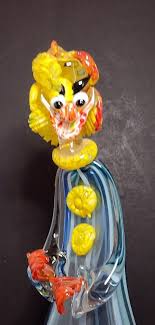 Evil Vintage Murano Glass Clown