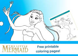 Little Mermaid Coloring Pages Halle Bailey