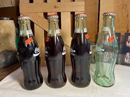Lot Of 4 Vintage Coca Cola 8 Oz No
