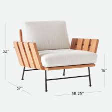 Seahaven Teak Outdoor Lounge Chair With