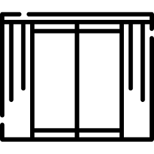 Curtain Free Buildings Icons