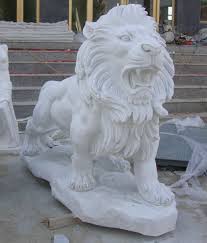 Garden Decoration Marble Statue Lion