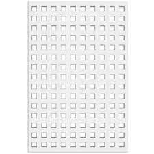 Square 4 Ft X 32 In White Vinyl Decorative Screen Panel